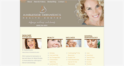Desktop Screenshot of amblesidedermedics.com
